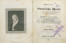 Schillers sämmtliche Werke : in zwölf bänden Band 1-2