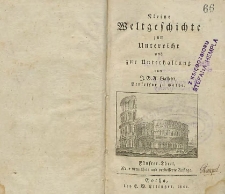 Kleine Weltgeschichte zum Unterricht und zur Unterhaltung T. 5