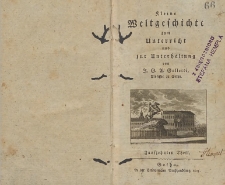 Kleine Weltgeschichte zum Unterricht und zur Unterhaltung T. 15