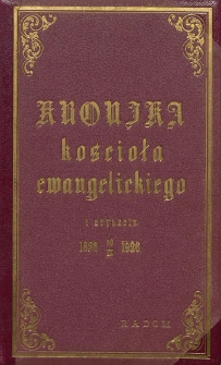 Kronika kościoła ewangelickiego : 1 stulecie 1826-1926
