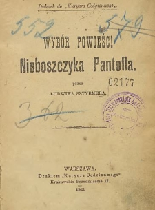 Wybór powieści nieboszczyka Pantofla