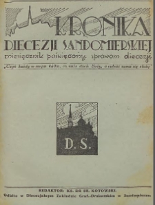 Kronika Diecezji Sandomierskiej, 1952, R. 45, nr 2