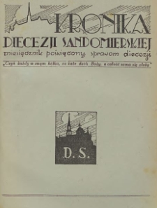 Kronika Diecezji Sandomierskiej, 1953, R. 46, nr 5/6