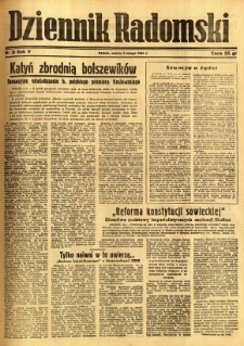 Dziennik Radomski, 1944, R. 5, nr 29