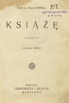 Książę : Powieść