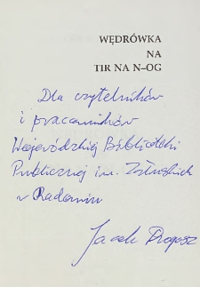 Jacek Drogosz - autograf