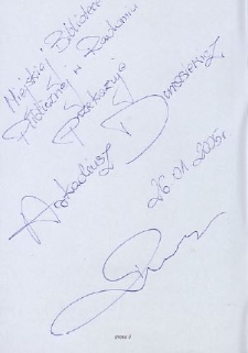 Arkadiusz Durasiewicz - autograf