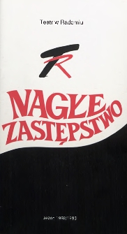 Ken Ludwig „Nagłe zastępstwo” / Teatr Powszechny im. Jana Kochanowskiego w Radomiu