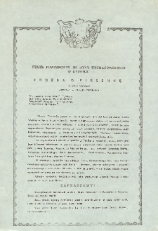 „Prośba o piosenkę : montaż poetycki” / Teatr Powszechny im. Jana Kochanowskiego w Radomiu