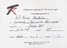 [Zaproszenie na premierę] / Teatr Powszechny im. Jana Kochanowskiego w Radomiu