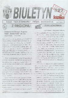 Biuletyn NSZZ "Solidarność" Ziemia Radomska, 2001, nr 527