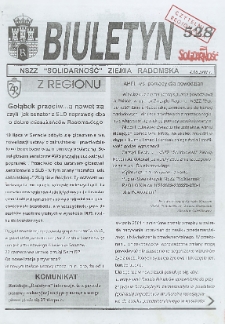 Biuletyn NSZZ "Solidarność" Ziemia Radomska, 2001, nr 528