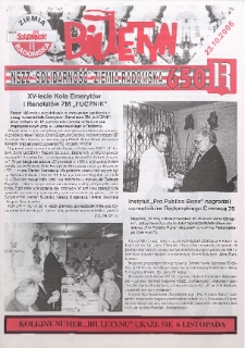 Biuletyn NSZZ "Solidarność" Ziemia Radomska, 2006, nr 650