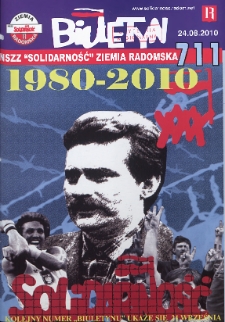 Biuletyn NSZZ "Solidarność" Ziemia Radomska, 2010, nr 711