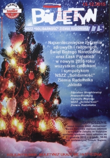 Biuletyn NSZZ "Solidarność" Ziemia Radomska, 2015, nr 775