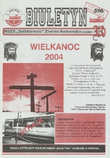 Biuletyn NSZZ "Solidarność" Ziemia Radomska, 2004, nr 596