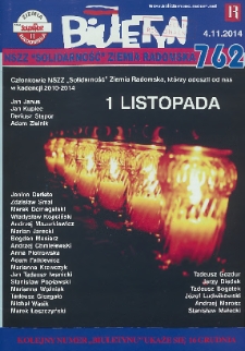 Biuletyn NSZZ "Solidarność" Ziemia Radomska, 2014, nr 762