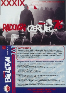 Biuletyn NSZZ "Solidarność" Ziemia Radomska, 2015, nr 769