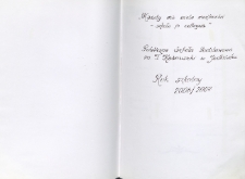 Złota księga : Publiczna Szkoła Podstawowa im. T. Kościuszki w Jedlińsku. Rok szkolny 2006/2007