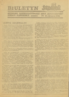 Biuletyn NSZZ "Solidarność" Ziemia Radomska, 1990, nr 18
