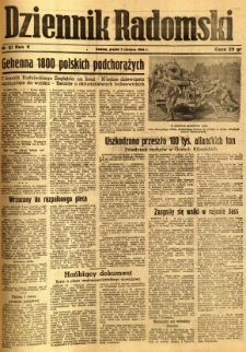 Dziennik Radomski, 1944, R. 5, nr 127