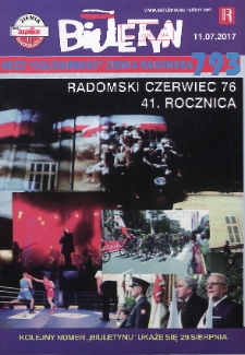 Biuletyn NSZZ "Solidarność" Ziemia Radomska, 2017, nr 793