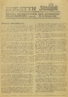Biuletyn NSZZ "Solidarność" Ziemia Radomska, 1990, nr 25