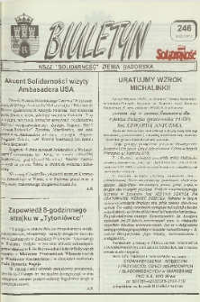 Biuletyn NSZZ "Solidarność" Ziemia Radomska, 1995, nr 246