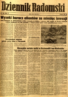 Dziennik Radomski, 1944, R. 5, nr 160