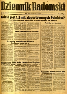 Dziennik Radomski, 1944, R. 5, nr 171