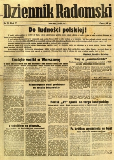 Dziennik Radomski, 1944, R. 5, nr 181
