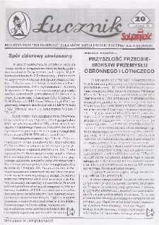 Łucznik : Biuletyn NSZZ "Solidarność" Zakładów Metalowych "Łucznik" S.A. w Radomiu, 1996, nr 20