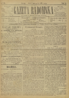 Gazeta Radomska, 1885, R. 2, nr 93