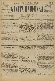 Gazeta Radomska, 1886, R. 3, nr 53