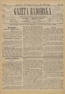 Gazeta Radomska, 1886, R. 3, nr 79