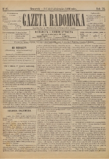 Gazeta Radomska, 1886, R. 3, nr 81