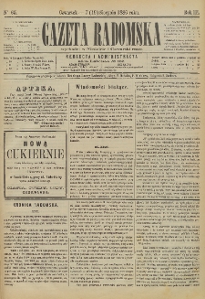 Gazeta Radomska, 1886, R. 3, nr 65