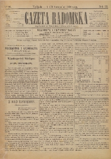 Gazeta Radomska, 1886, R. 3, nr 92