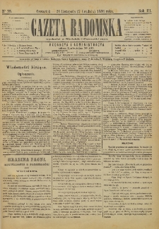 Gazeta Radomska, 1886, R. 3, nr 95