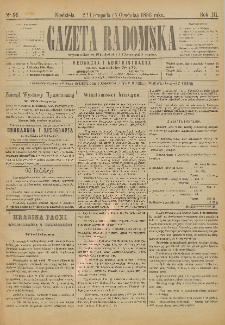 Gazeta Radomska, 1886, R. 3, nr 96