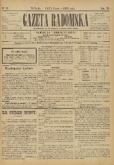 Gazeta Radomska, 1886, R. 3, nr 48