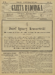 Gazeta Radomska, 1887, R. 4, nr 24