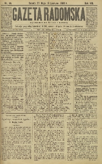 Gazeta Radomska, 1891, R. 8, nr 46