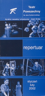 Teatr w Radomiu : repertuar styczeń - luty 2002