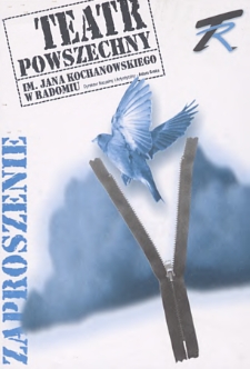 [Zaproszenie dla Anny Skubisz na premierę „Łóżko pełne cudzoziemców" ]/ Teatr Powszechny im. Jana Kochanowskiego w Radomiu
