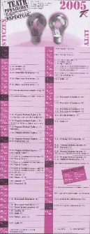 Teatr w Radomiu : repertuar styczeń - luty 2005