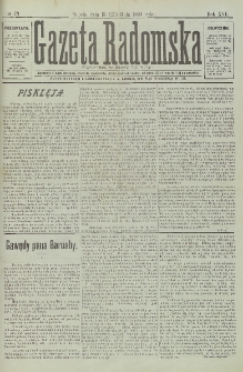 Gazeta Radomska, 1899, R. 16, nr 43