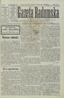 Gazeta Radomska, 1899, R. 16, nr 72