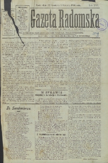 Gazeta Radomska, 1900, R. 17, nr 1