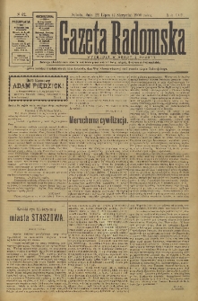 Gazeta Radomska, 1900, R. 17, nr 62